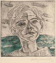 Man at the Sea, Self-portrait (Mann am Meer, Selbstporträt), 1923.