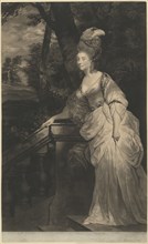 Georgiana (Spencer), Duchess of Devonshire, 1780.