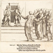 Ecce Homo, and the Jews Deny Christ, 1548.