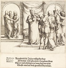 Christ is Mocked, and Caiaphas Rends His Garments, 1549.