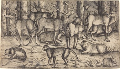 Stags in the Forest, 1545.