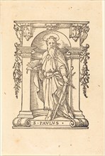 Saint Paul with Book and Sword.