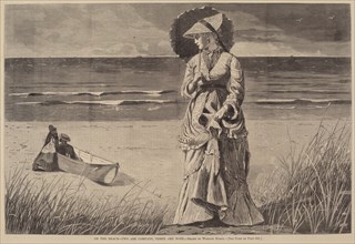 On the Beach - Two are Company, Three are None, published 1872.
