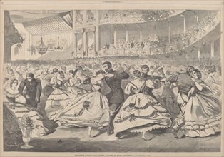 The Great Russian Ball at the Academy of Music, November 5, 1863, published 1863.