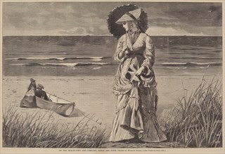On the Beach - Two are Company, Three are None, published 1872.