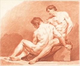 Two Male Nudes, c. 1774.