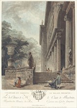 Colonade et Jardins du Palais Medicis (Colonnade and Gardens of the Medici Palace), c. 1776.