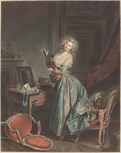 A Woman Playing the Guitar, 1788/1789.