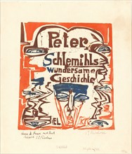 Peter Schlemihls wundersame Geschichte (Peter Schlemihl's Wondrous Story) (Title Page), 1915.