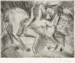 Acrobat on a Horse (Voltigeuse zu Pferd), 1913.