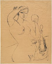 Nude Girl at her Toilette, 1912.