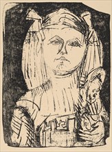 Young Girl with Doll, 1916.