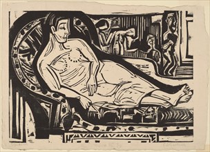 Woman Lying on a Sofa, 1926.