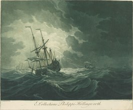 Shipping Scene from the Collection of Philip Hollingworth, 1720s.