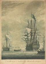 Shipping Scene from the Collection of Nathaniel Blackerby, 1720s.