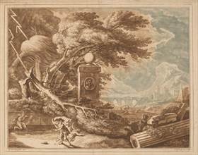Heroic Stormy Landscape, 1724.