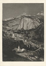 Moonlit Night (Mondnacht): pl. 4, published 1881.