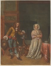 Huntsman Visiting a Lady, 1783/1786.