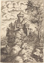 Landscape with a Fortress and Big Stairway, 1554.