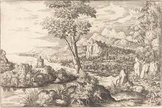 Landscape with Three Men, c. 1558/1559.
