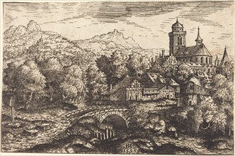 Mountainous Landscape with a Village, 1553.