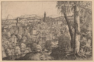 View of Steyr on Enns, 1554.