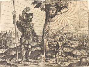 David and Goliath, 1551.