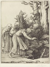 The Triumph of Death: Death Prepares a Dwelling for the Homeless (Le triomphe...). Creator: Alphonse Legros.