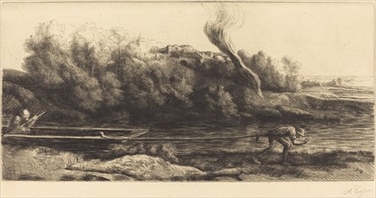 Landscape with Boat, 2nd plate (Paysage au bateau).