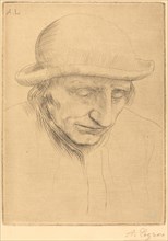 Peasant in a Round Hat (Paysan avec chapeau rond).