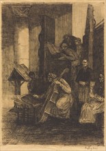 Choir in a Spanish Church (La choeur d'une eglise espagnole), 1860.