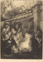 The Adoration of the Shepherds (L'adoration des bergers).