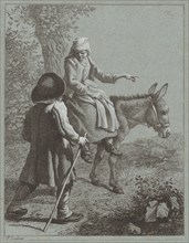 Boy and Girl with a Donkey, 1764.