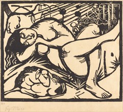 Sleeping Shepherdess (Schlafende Hirtin), 1912.