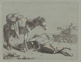 Shepherd in Repose near a Pack Horse, c. 1762.