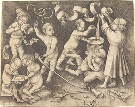 Seven Children at Play, c. 1490.