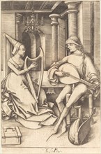 The Lute Player and the Harpist, c. 1495/1503.