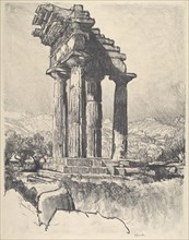 The Columns of Castor and Pollux, Girgenti, 1913.