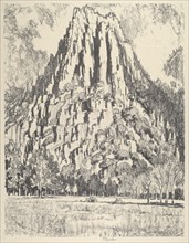 Buttresses, Yosemite, 1912.