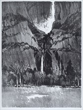 Lower Falls, Yosemite, 1912.