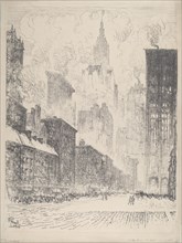 From Fulton Street, 1910.