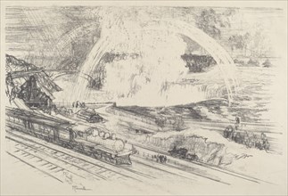Falls Station, Niagara, 1910.