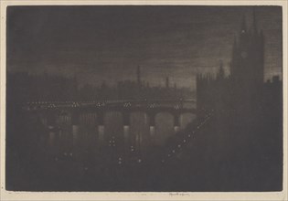 Westminster, Evening, 1909.