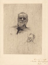 Victor Hugo, De Face, 1886.