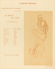 Le Repas du lion, 1897.