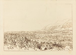 Chain of Alps from Grenoble to Chamberi, published 1812.