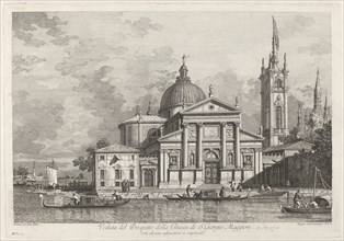 Veduta del Prospetto della Chiesa di S. Giorgio Maggiore, 1742.