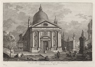 Prospetto della Chiesa del SS. Rosario detta de' Gesuati, 1742.
