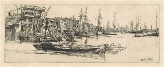 Thames Warehouses, 1859.
