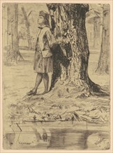 Seymour Standing Under a Tree, 1858/1859.